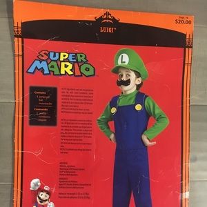 Super Mario Bro’s Luigi Halloween costume
